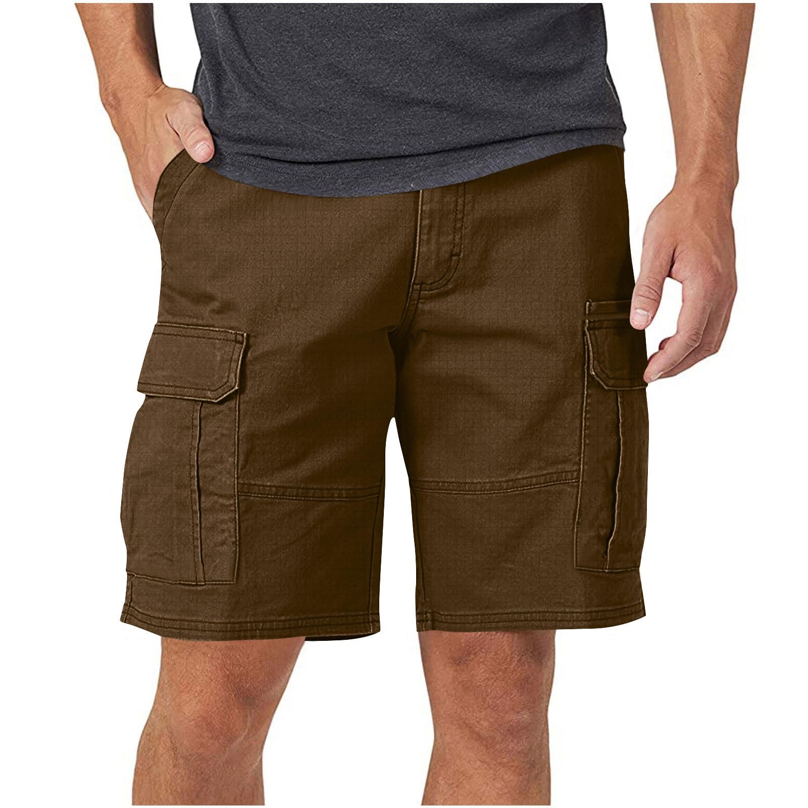 Cargo Shorts for Men 5 Inch Inseam Lightweight Quick Dry Casual Work Summer Outdoor Hiking Golf Active Wear Multi Pocket