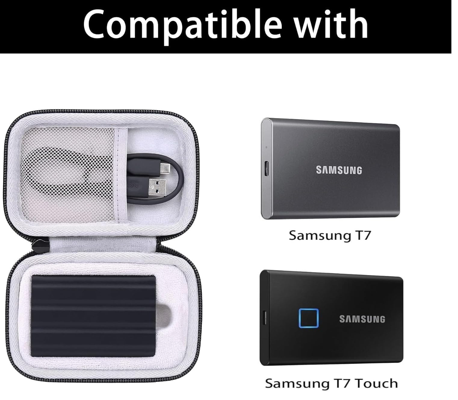 Samsung T9 Portable External SSD 1TB, USB 3.2, Speed up to 2,000