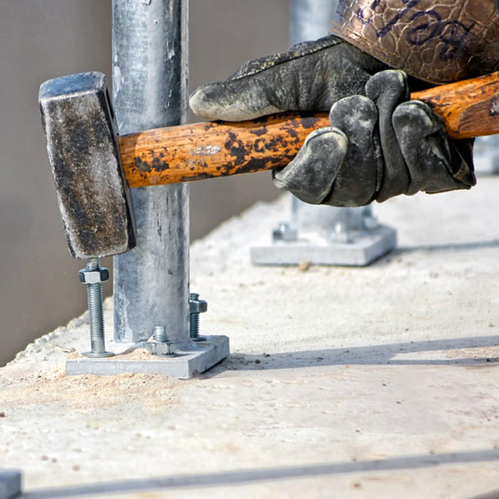 35 ancoraggi per bulloni M10 x 120 mm, zincati, di qualità industriale M10, zincati, tasselli per carichi pesanti, utilizzati per il fissaggio di edifici, ponti, macchine, ecc