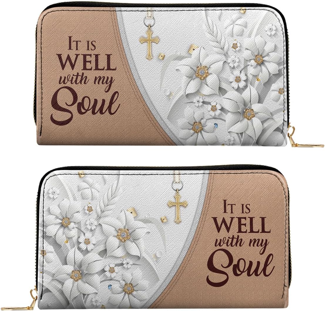 Jesuspirit Christian Inspirational Religious Gift - Bible Verse Wallets - Christmas Gifts - Christian Gifts For Women