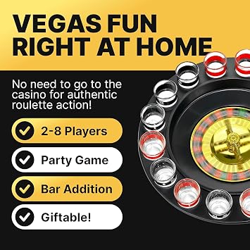 Drinking Roulette incl. 16 shot glasses