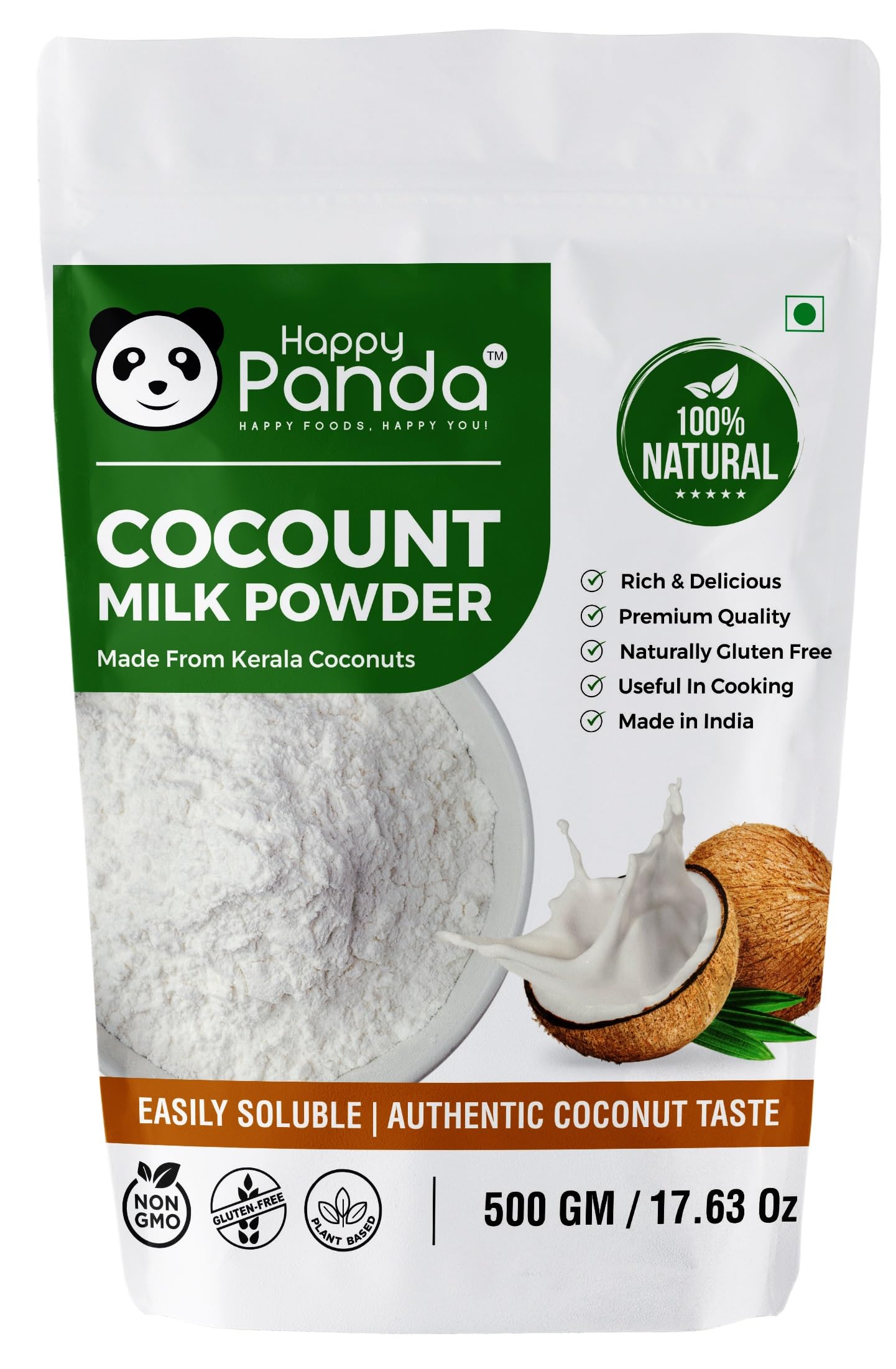 See full amazon price history chart for HappyPanda Premium Vegan Coconut Milk Powder Horeca Value Pack (2.5 Kg) - Preservative Free Plant Based Coconut Milk Powder HappyPanda Premium Vegan Coconut Milk Powder Horeca Value Pack (2.5 Kg) - Preservative Free Plant Based Coconut Milk Powder (B0CD5RJFYX) Amazon Price History, Amazon Price Tracker