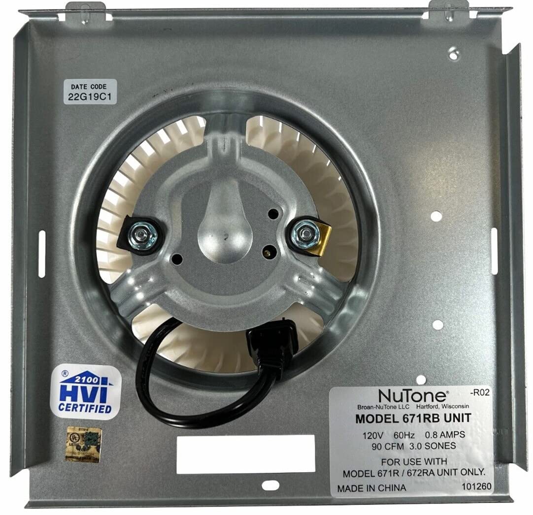 Amazon.com: S97017708 for Broan Nutone Bath Fan Vent Motor Asm for ...