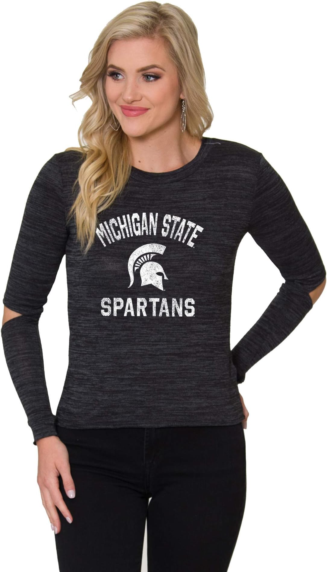 Flying Colors NCAA Collection MSI Spartans | The Dylan - Soft Relaxed Fit Top