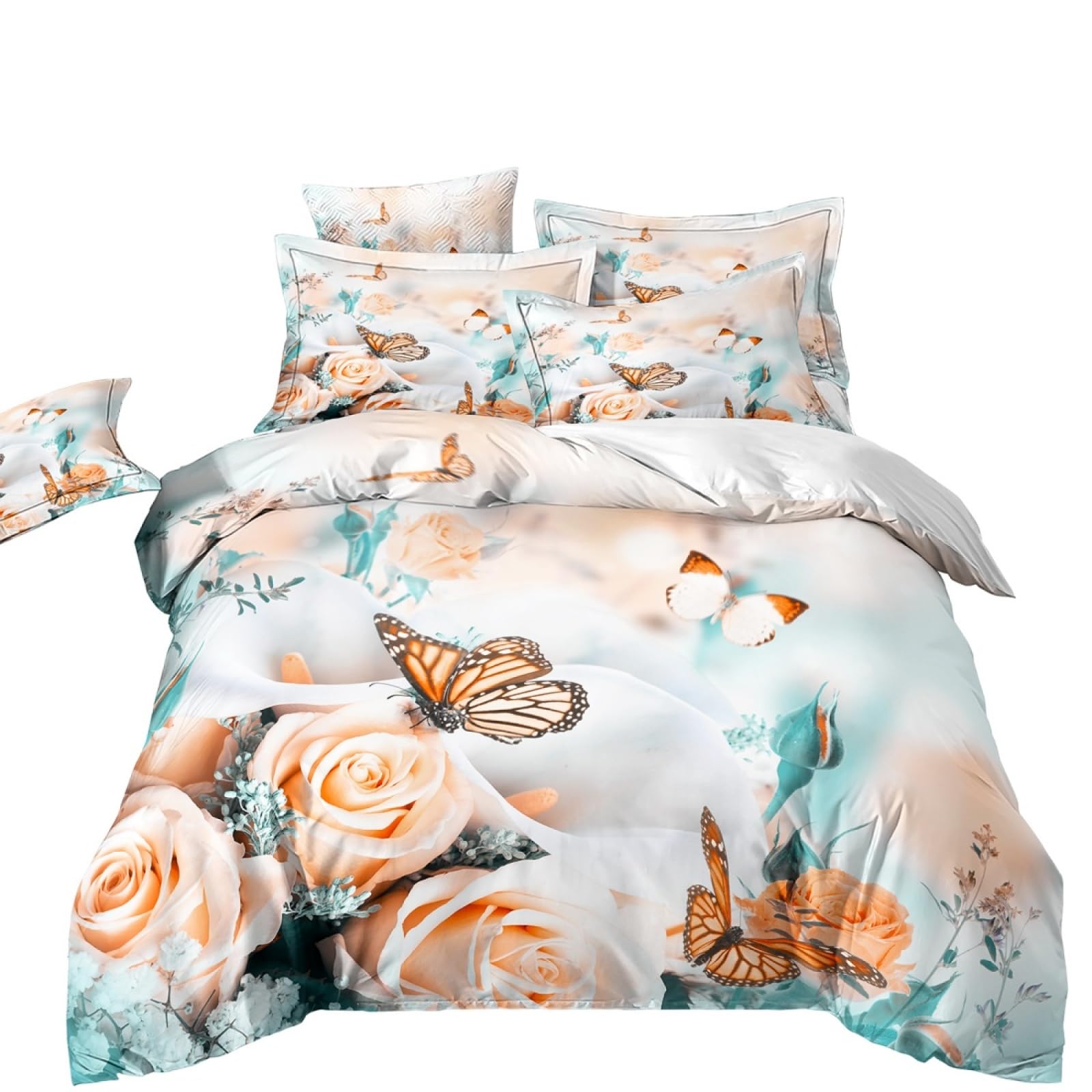 Super King Size Duvet Cover Sets Orange Lake Blue Super King Bedding