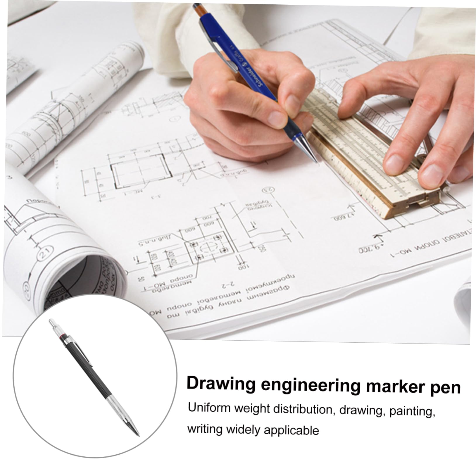 DOITOOL 6 Sätze Teiliges Set Druckbleistift für Zeichnen und Skizzieren Ergonomischer Mechanischer Bleistift mit Minen für Schule und Büro für Künstler und Schüler
