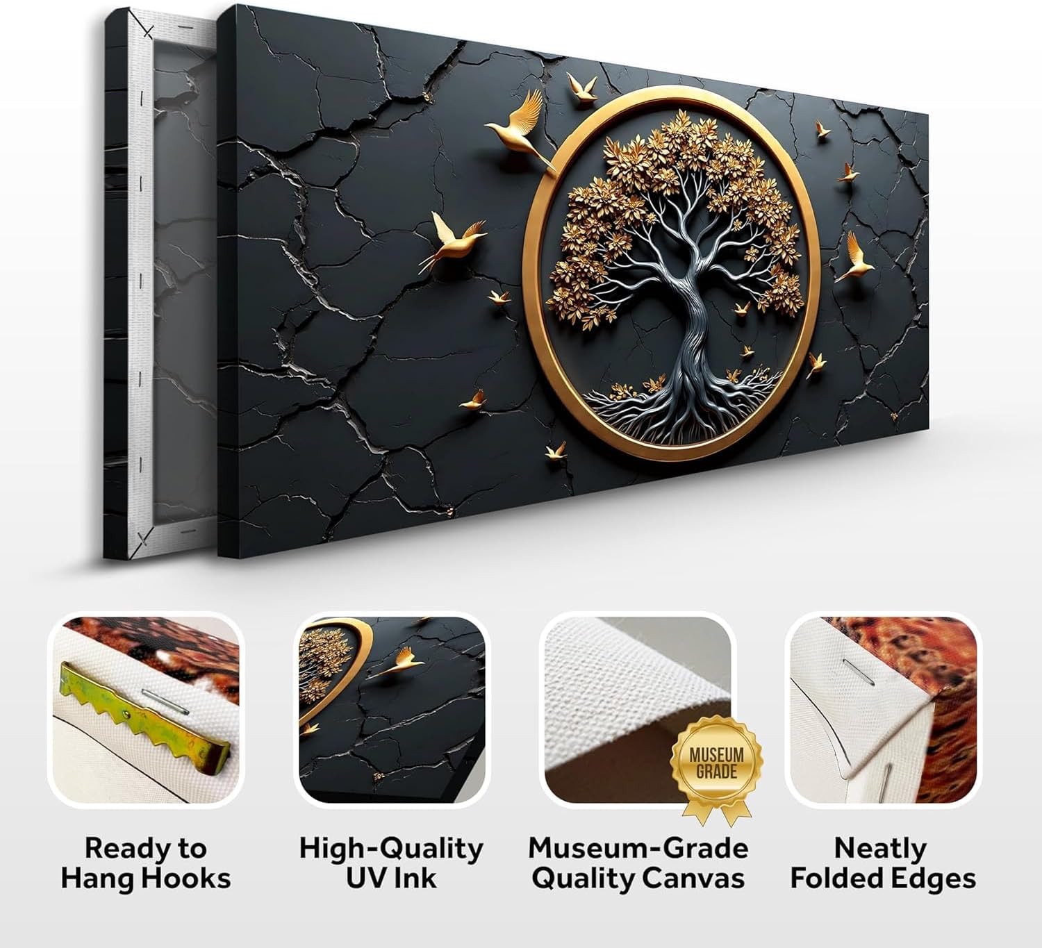 TAILORED CANVASES Celtic Tree of Life Wall Art IV (10x20) - Image 3