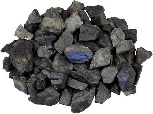 Rockcloud - Piedras crudas de cristal naturales de 1 libra, para repollo, mezcladora, corte, lapidario, pulido, sanación por cristales y Reiki.