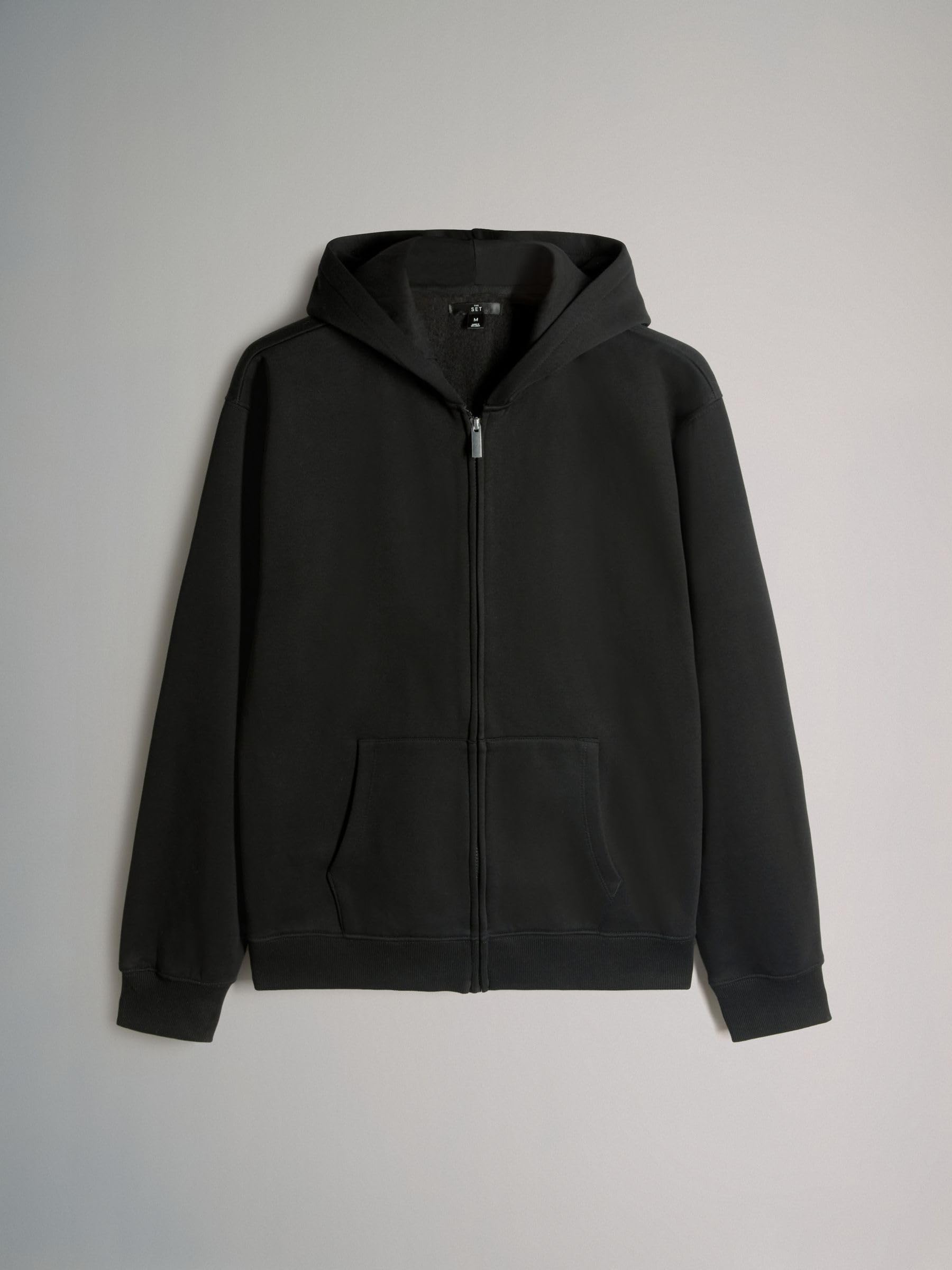 THE SET Hombres Pack de 3 Sudaderas con Capucha y Cremallera