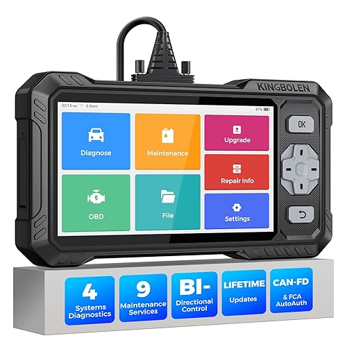 KINGBOLEN OBD2 Scanner S608, 2026 Bidirectional Scan Tool for ABS/SRS/Transmission/Enigne,