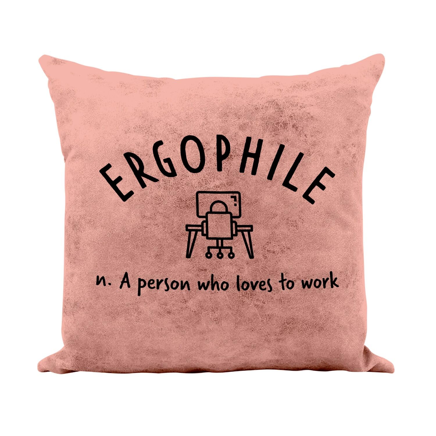Coussin similicuir rose 40x40 pour housse et coussin de chaise bureau