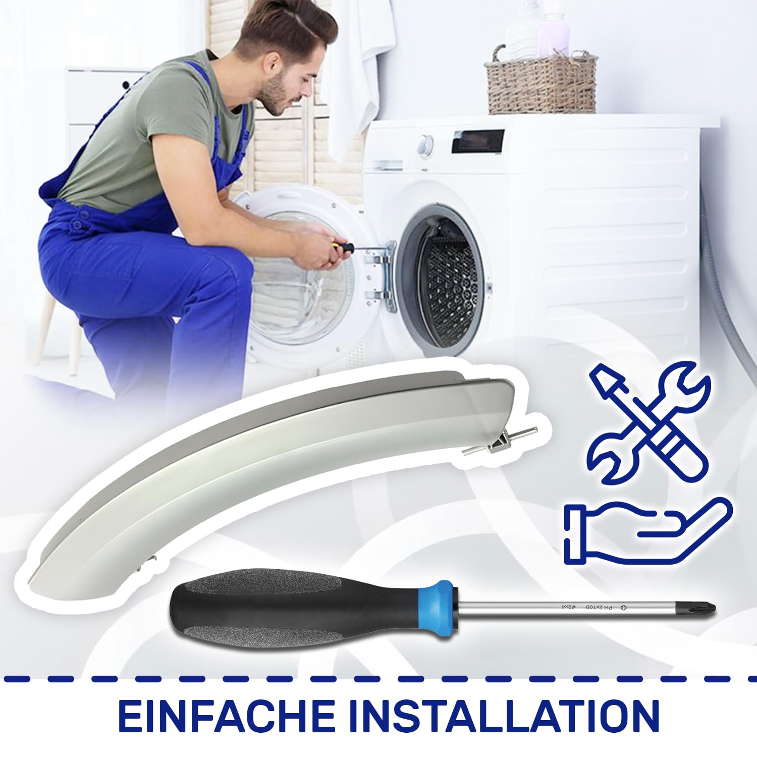 Ersatzteile Für Waschmaschinen KGA SUPPLIES Türgriff Für