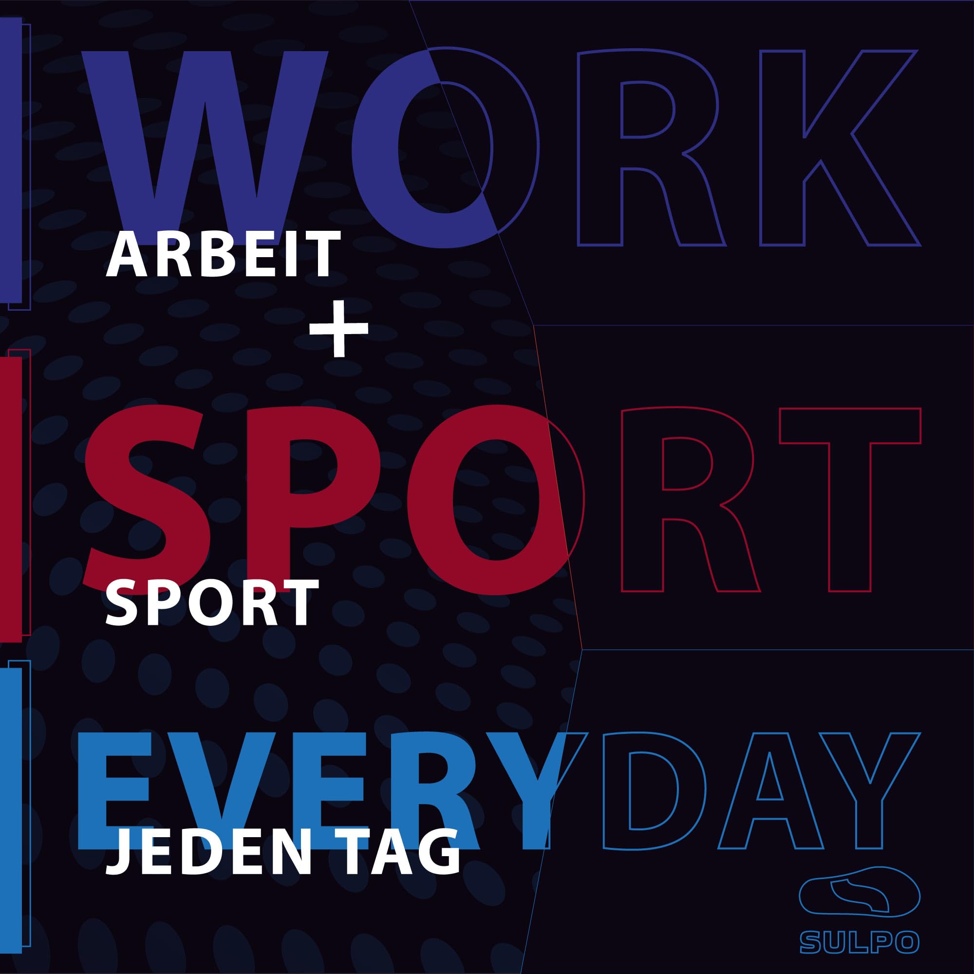 SULPO SPORT Ortopedyczne wkładki do butów - Wkładki amortyzujące wstrząsy dla kobiet i mężczyzn - Wkładki sportowe ze wsparciem łuku stopy - Wkładki łagodzące ból stopy - M / 41-43 EU
