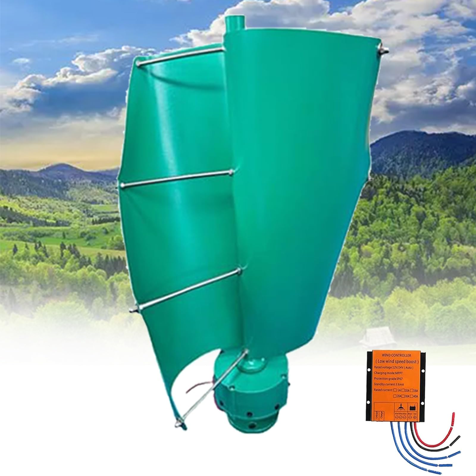 Éolienne domestique 18000W verticale pour réduire vos factures d'énergie