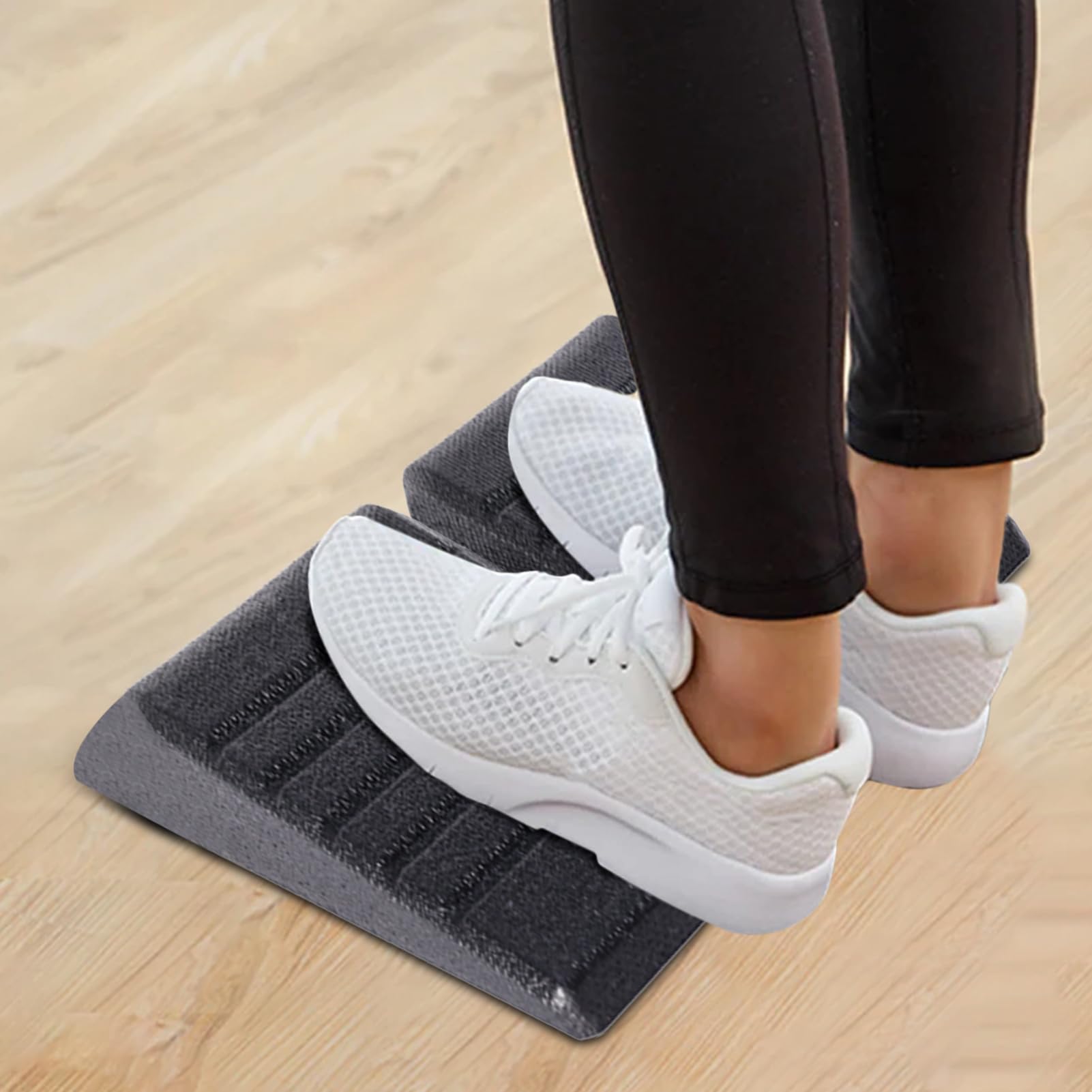 Cales de Squat | Planches Inclinées D'Étirement Des Pieds En 2 Pièces Pour Exercice | Équipement Antidérapant Pour Étirement Des Mollets Rampe Pour Salle De Sport Maison Studio Haltérophilie