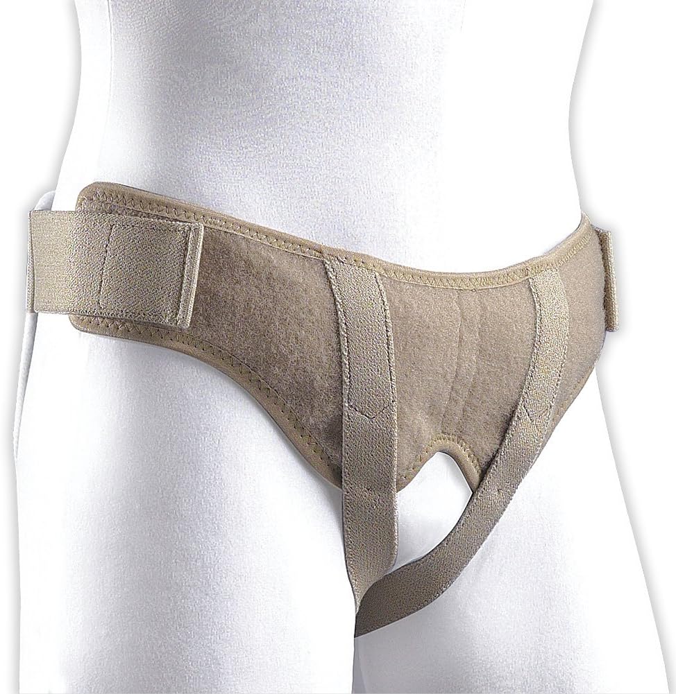 FLA Medical Soft Form Hernia Belt (Large, Beige)
