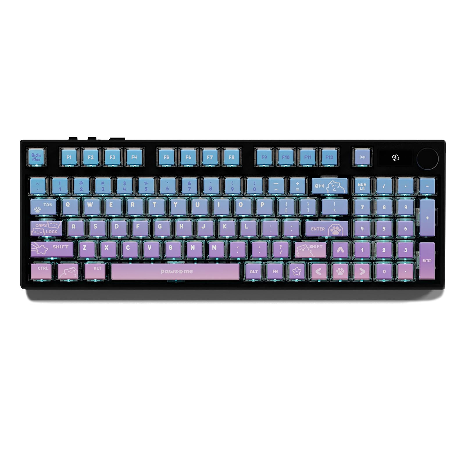 Amazon.com: Thekapco Bichi Mao Gradient Color Custom Keycaps,120