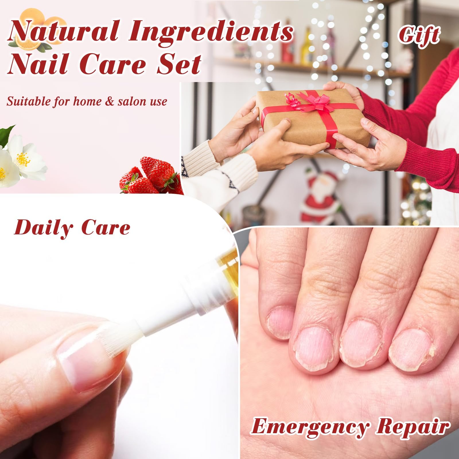Olio per Unghie e Cuticole Penna a Sfera 8 Penne ad Olio per Cuticole, Idrata e Nutre in Profondità, Ripara Unghie Screpolate, Protezione Pelle, Promuove Crescita Unghie, Nail Care Pen