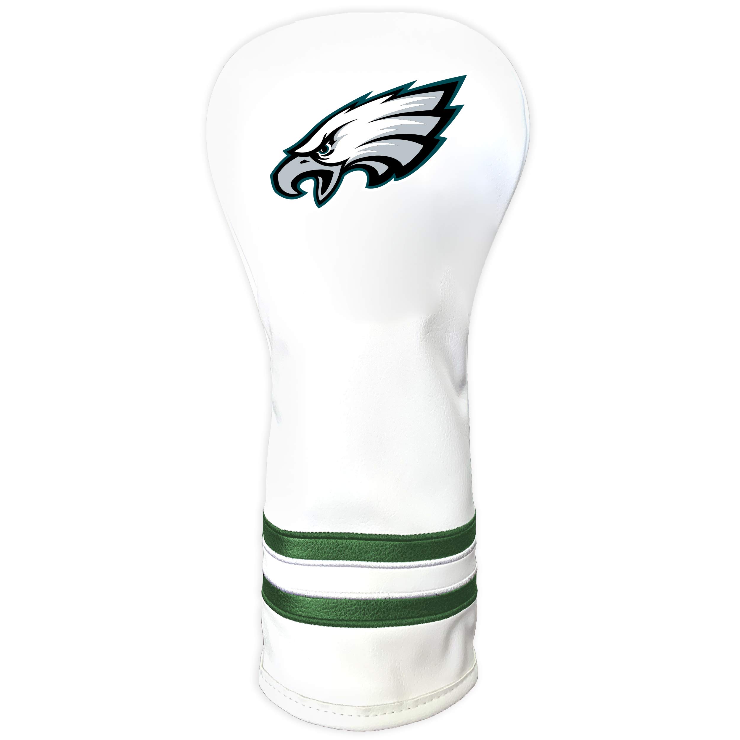 Team Golf NFL Philadelphia Eagles White Vintage Fairway Golf Club Headcover, Form Fitting Design, Retro Design