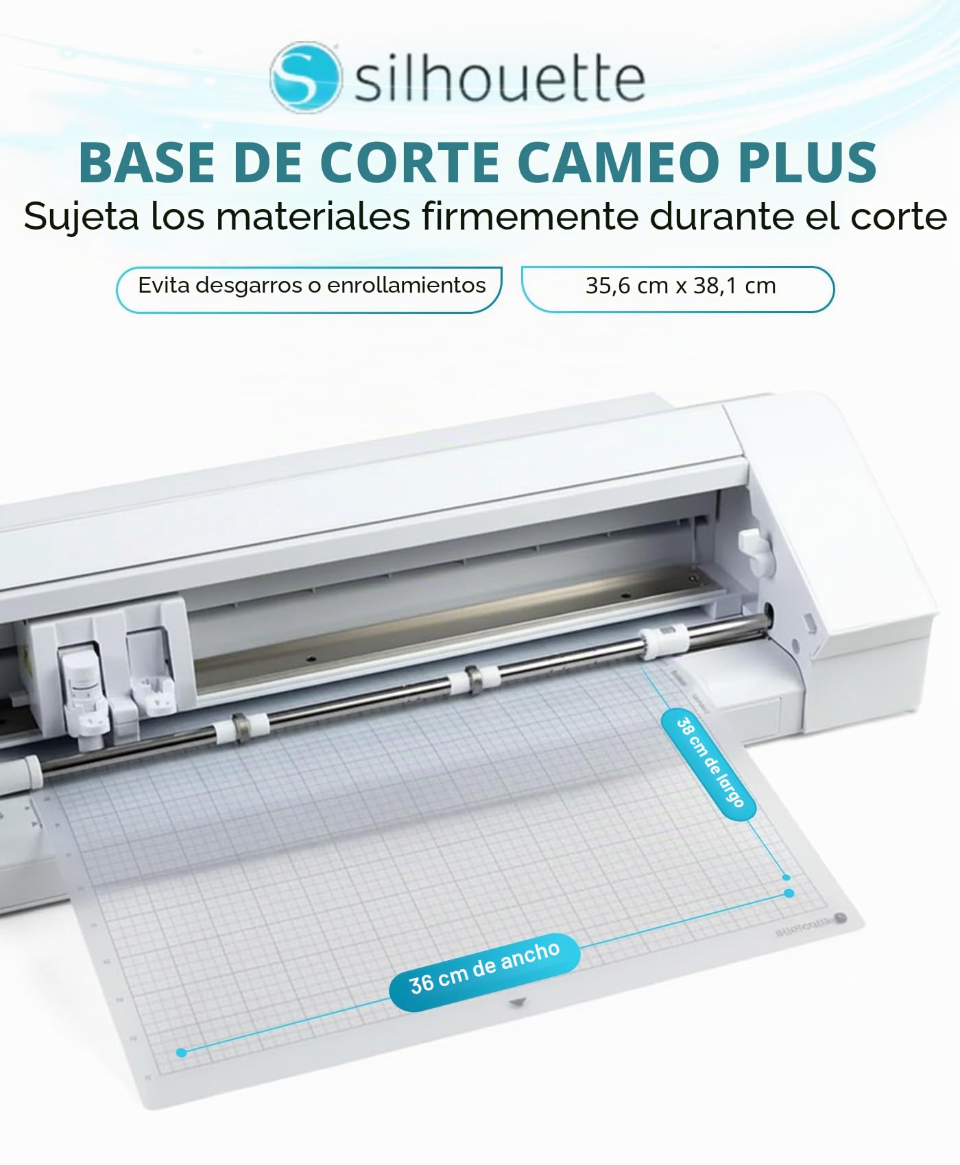 Silhouette Alfombrilla de corte para Silhouette Cameo Plus y Pro Standard Adhesivo