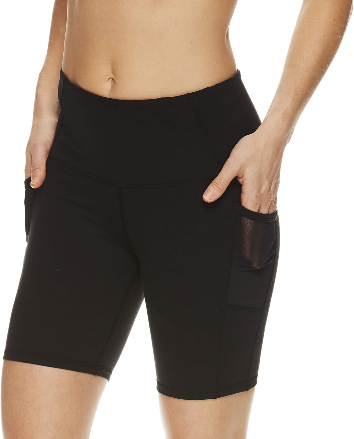 Gaiam Women's Yoga Short High Rise Performance Spandex Compression Workout