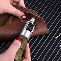 Vista 5 de Kit de hilo de coser de cuero con hilo encerado, herramienta manual de costura rápida (tipo 1)