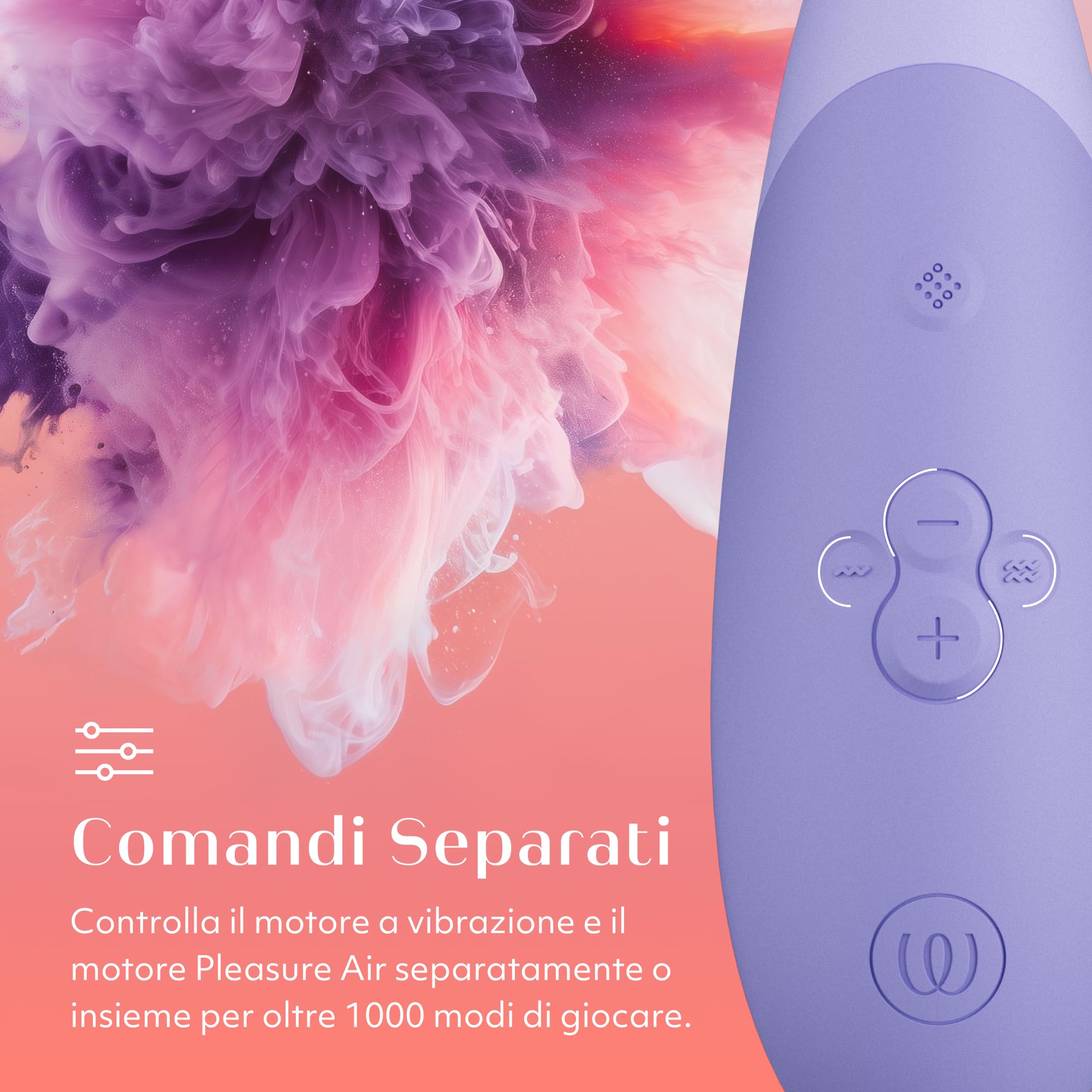 Womanizer Enhance 2-in-1 Vibratore e Succhia clitoride per donna | Sex toy doppia stimolazione clitoridea Pleasure Air e vibrazione | Giocattolo sessuale | Impermeabile Ricaricabile | Lillà