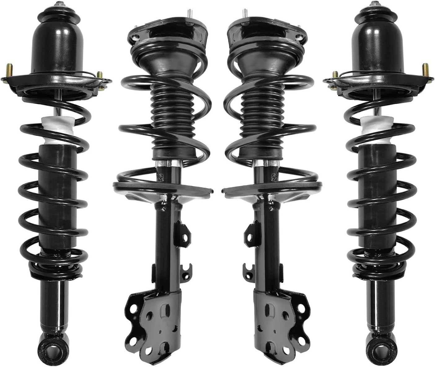 COMPLETESTRUTS - Front & Rear Complete Strut Assemblies with Coil Springs Replacement for 2004-2009 Toyota Prius - Set of 4