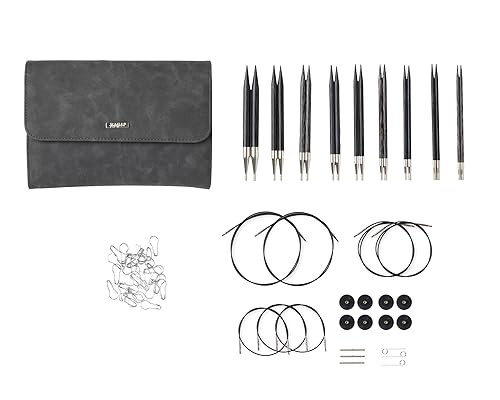 Knit Picks Options Wood Interchangeable Knitting Needle Set with Case