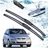 Para Opel, para Corsa C Hatchback 2000 2001 2002 2003 2004 2005 2006, accesorios de limpiaparabrisas delantero con gancho U y J 1
