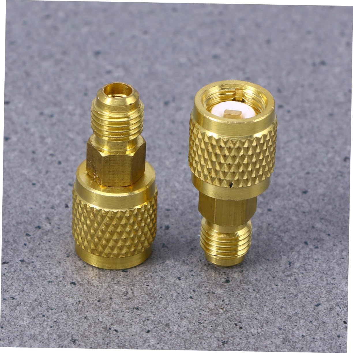 Ciieeo 2Pcs Air Conditioner Refrigeration Quick Connector Hose Adapter Set Joint Remover Installer for Easy Installation and Strong Sealing Compatible with Systems