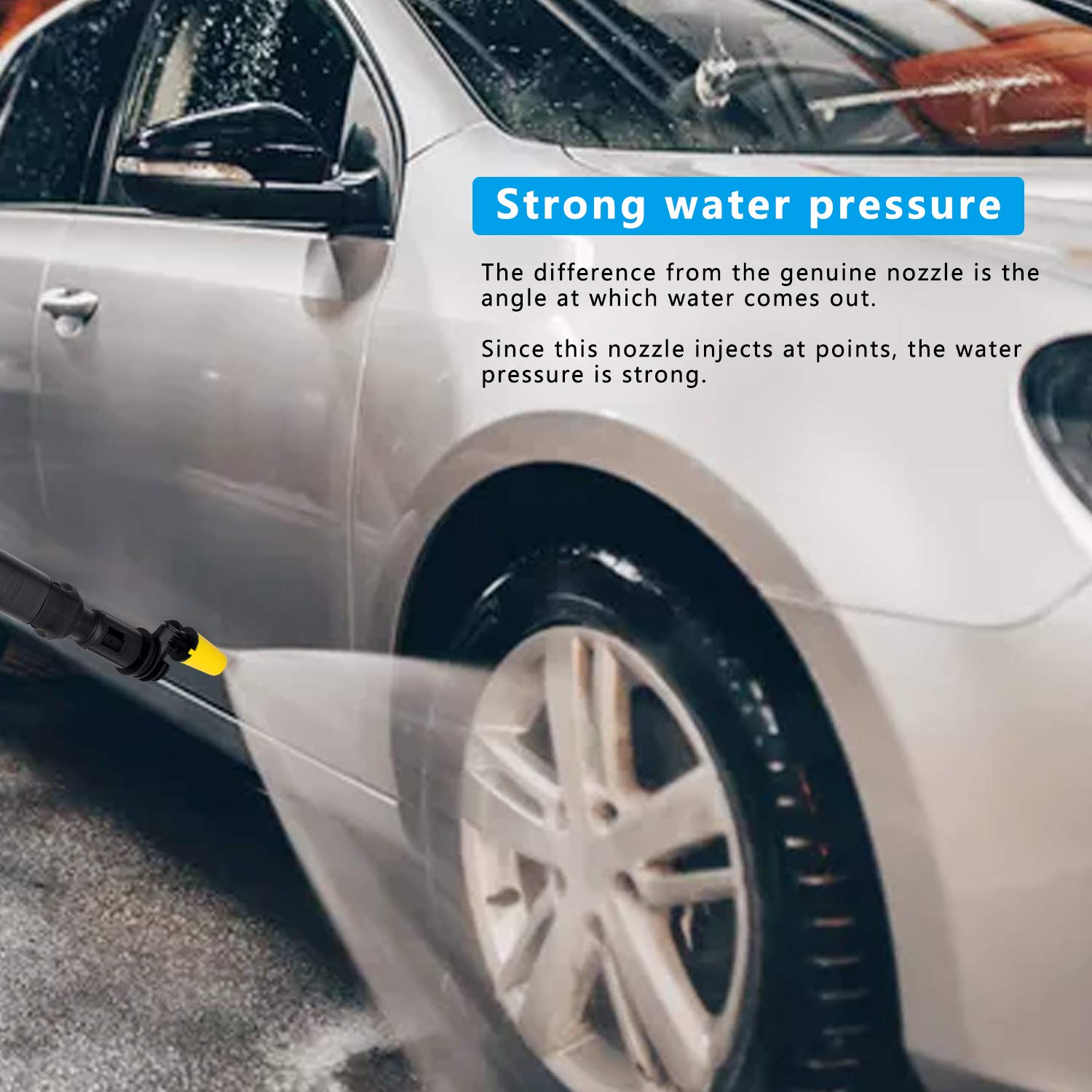 Vilgftyiet 360° Drehdüse Für Kärcher K2-K7 - Turbo Düse Für Hochdruckreiniger