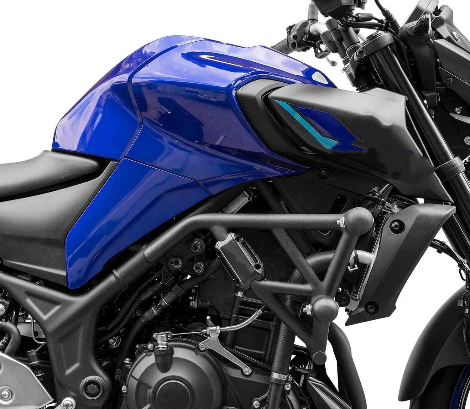 Zderzaka Motocykl Pasuje Do Zderzaka Pasuje Do Yamaha MT03 Ze Stali Węglowej Konkurencyjne Zawieszenie Sprężynowe Rama Zapobiegająca Upadkowi Motocykl Ochraniacz Zderzaka(Spring style)