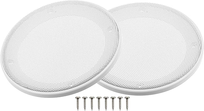 8 Inch Car Audio Speaker Cover Metal Mesh Subwoofer Grill Horn Guard - Black - View #10