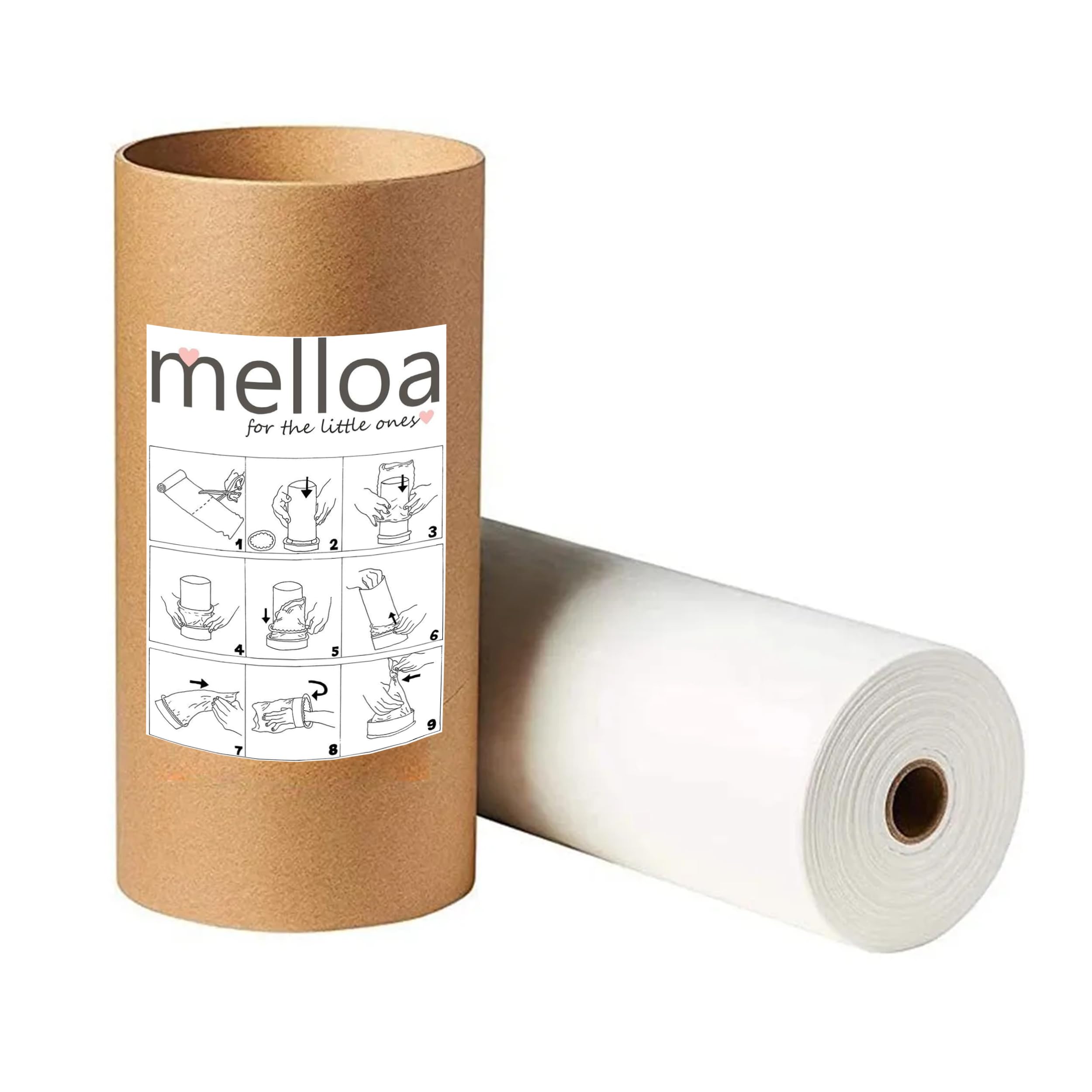 Recharge pour poubelle à couches MELLOA économique pour recharger Twist and Click et Sangenic