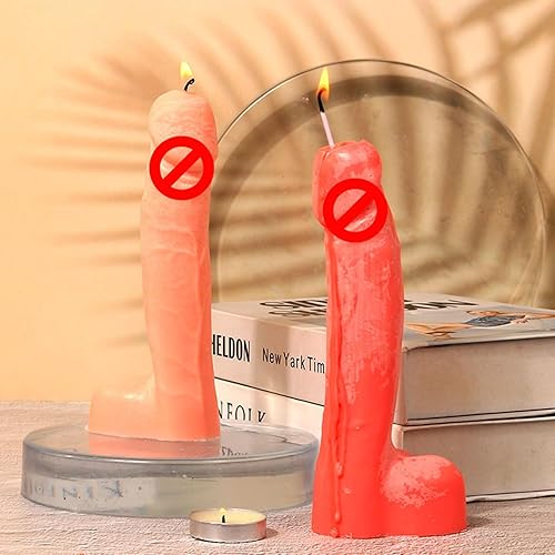 Miniatura 7 de Zaldita Moldes genitales para velas para hombre, molde de vela genital para hombre, molde de silicona con forma de cuerpo 3D, tipo C, 4.7 in