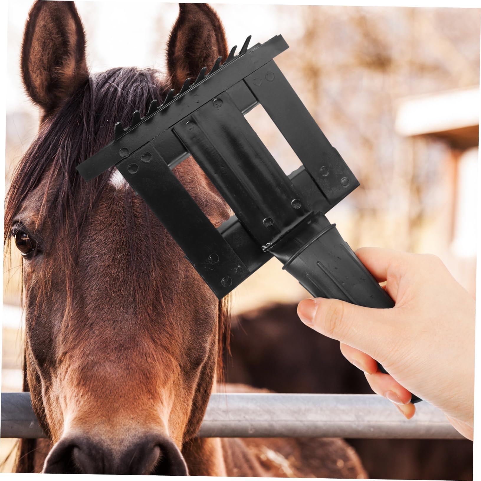Gatuida 3 Pièces râteau anti-démangeaisons peigne brosse autonettoyante cleaning brush goupillon nettoyage brosse de nettoyage brosse nettoyage balai pour poils d'animaux râteau à cheval