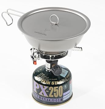 Captain Stag UH-4510 Kitchen Utensils, Frying Pan, 6.7 inches (17 cm), Lid Included, Lightweight, Titanium, Made in Japan, Made in Japan