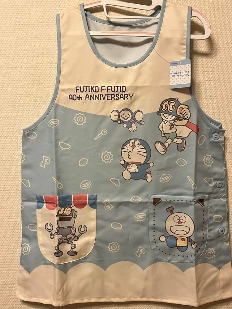 アニメ K クロのエプロン Amazon.co.jp: エプロン 藤子・F・不二雄 90周年記念 水色 M-L