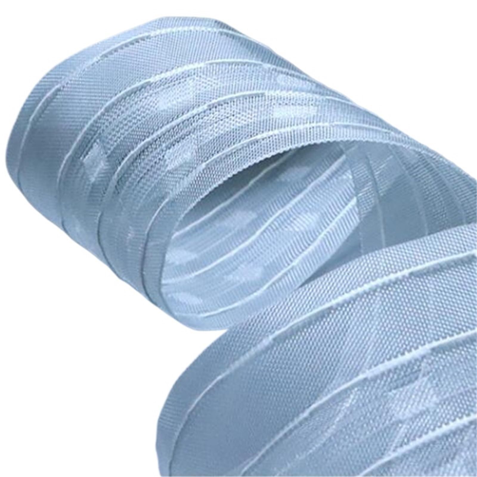 Rufflette pour Rideaux Ruban de tête Rideau en Nylon 10/20M, avec Poche for Tige, Ruban Traction Pliable Transparent for Installation, Bricolage(7.5cm*20m)