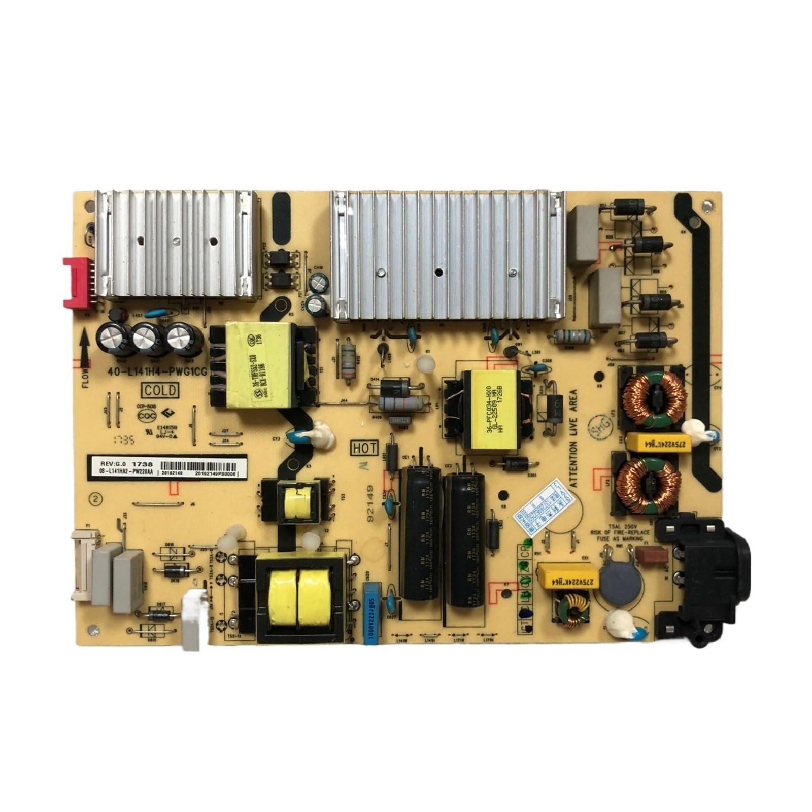 1 teile/los L49P1A-F D49A620U 55N3G Netzteil Board 40-L141H4-PWG1CG 08-L141HA2