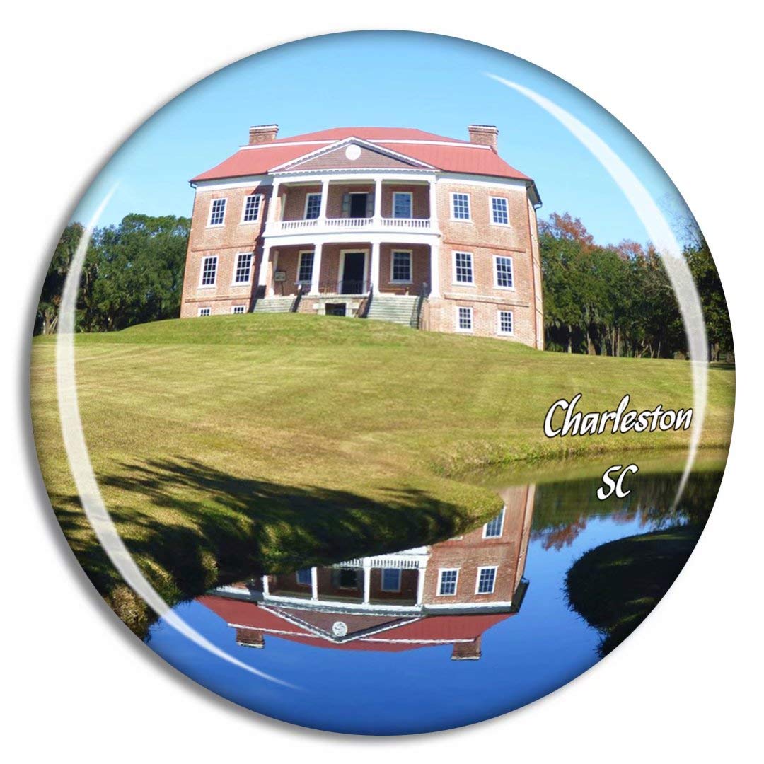 Fridge Magnet Charleston Drayton Hall South Carolina USA Travel Souvenir Collection for Gift Home Decoration Office Whiteboard