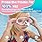 Vvinca Kids Goggles with Comfort Fabric Strap, Kids Swim Goggles Wide View Anti-Fog/UV No Leaking Swimming Goggles for 3-14