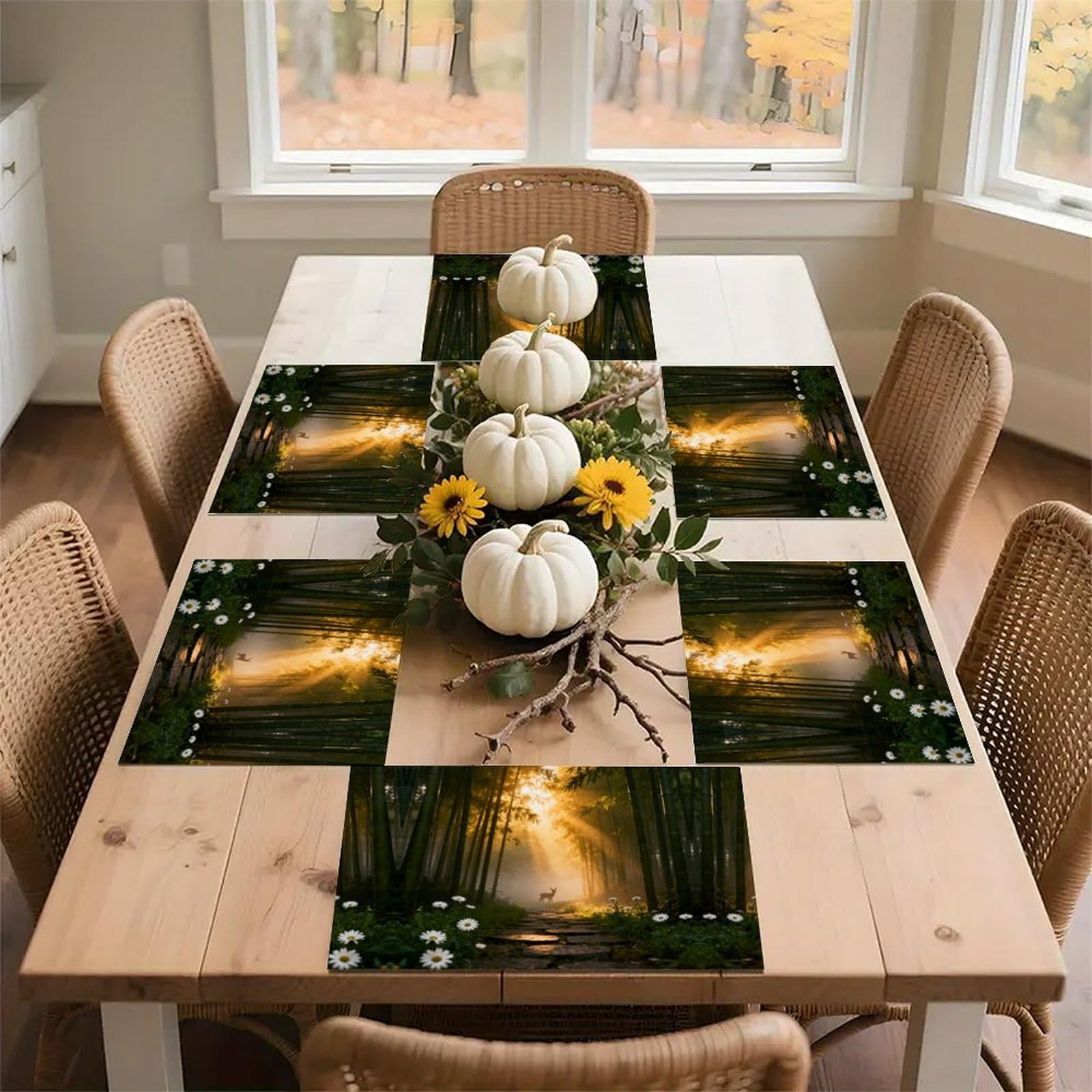 Sets de table Grassland lavables | Protection de table chic lot de 1, 4 ou 6