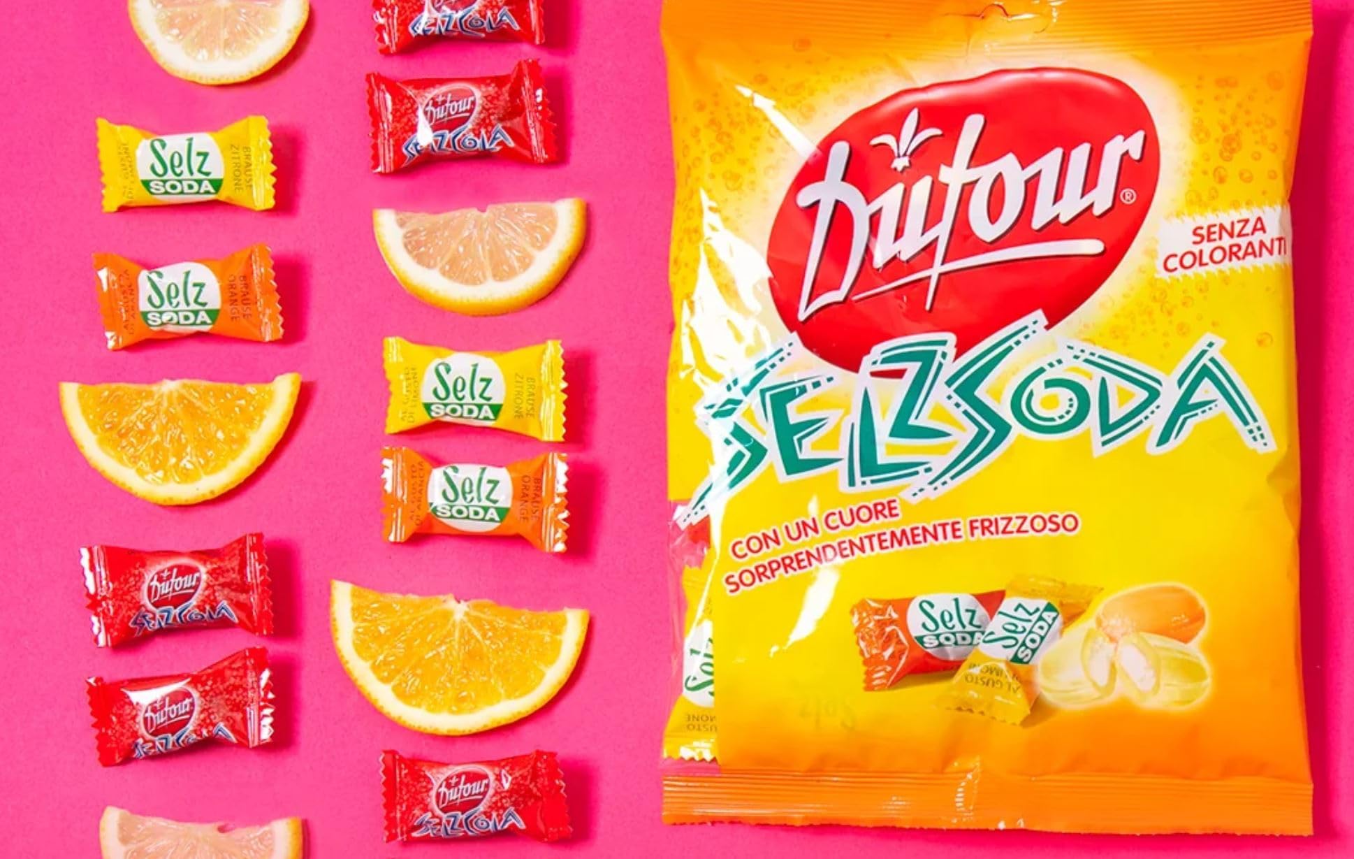 Caramelle Elah-Dufour - Assortite in vari gusti e formati - 16 Buste da 80/90g (1400, Grammi)