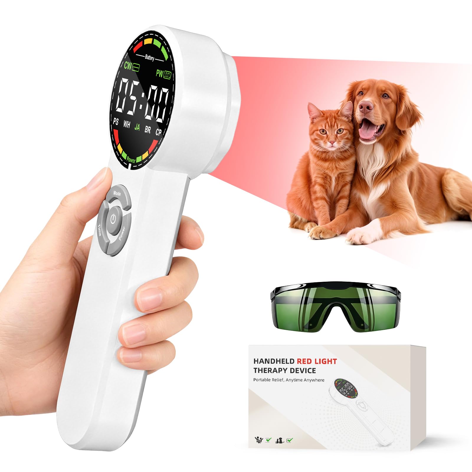 Amazon.com: Handheld Red Light Therapy Device – Near Infrared Wand