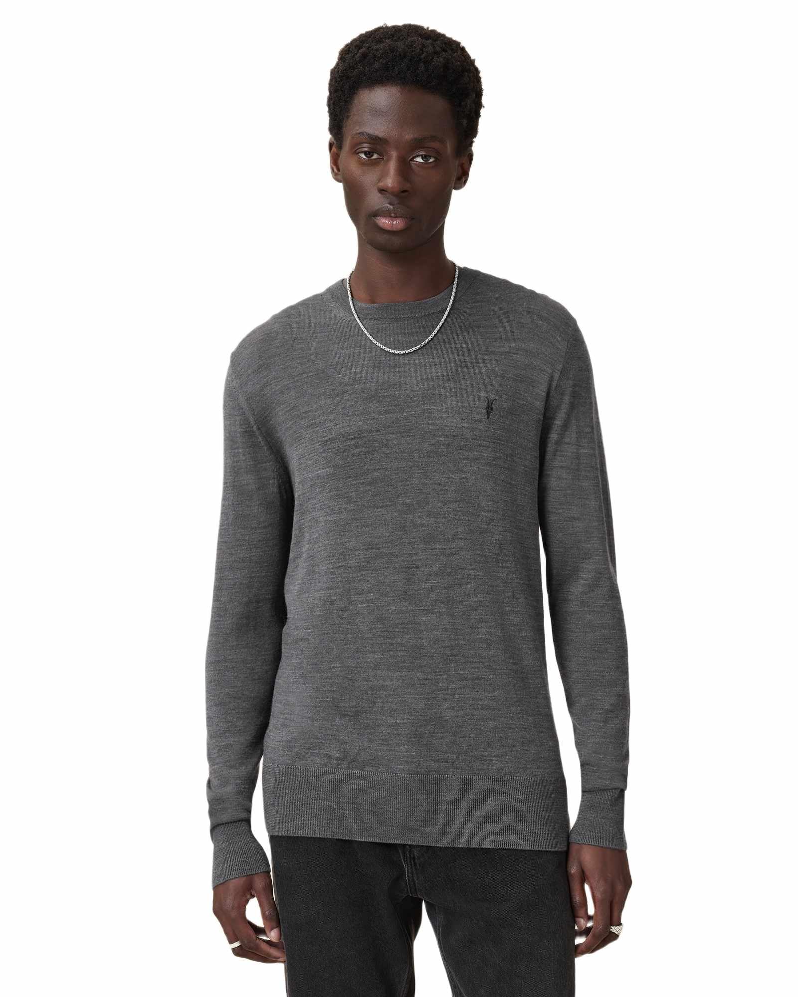 AllSaints Mode Merino Crew Pull-Over