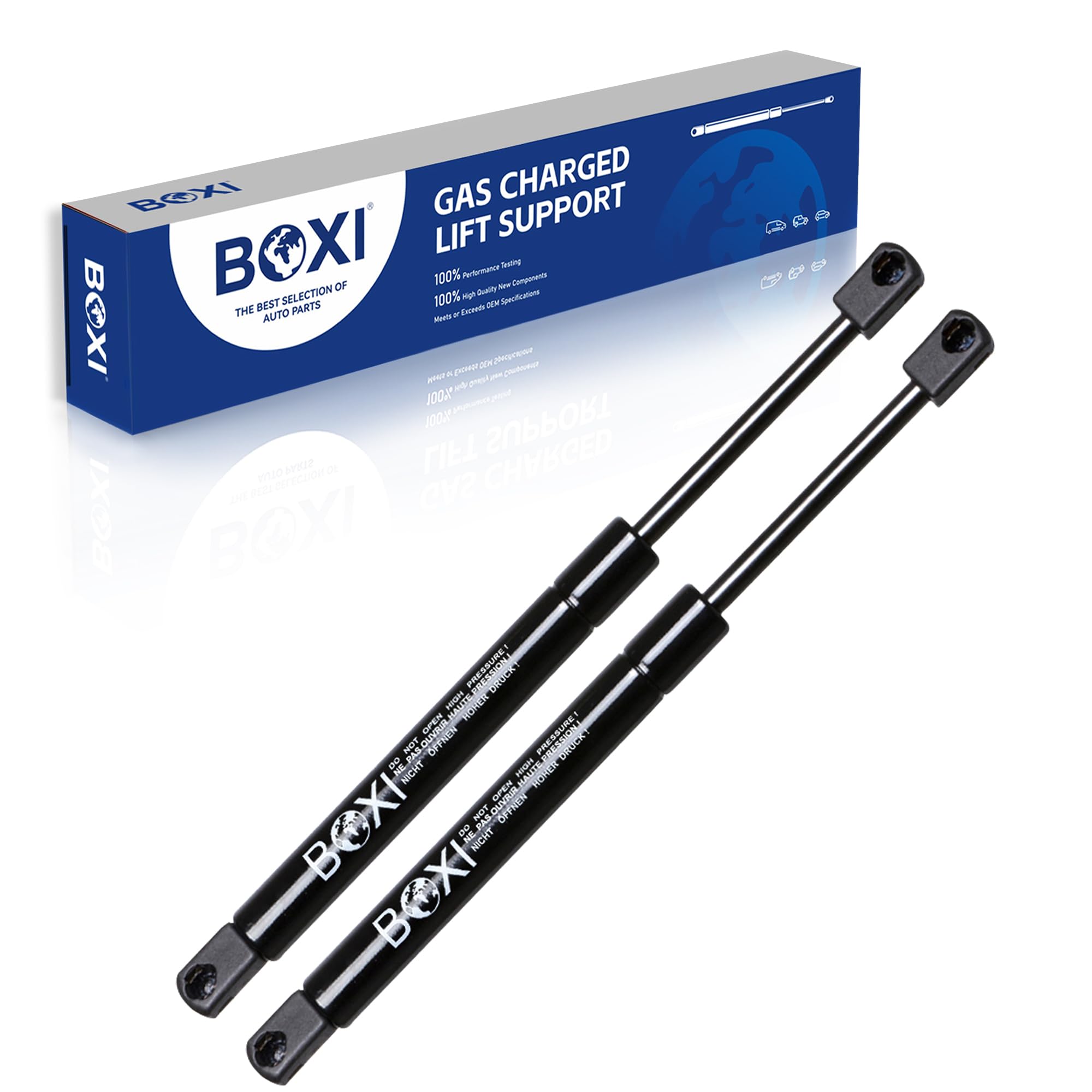 BOXI 2pcs 6157 Rear Window Glass Lift Supports Gas Struts Shocks Spring Fit for Cadillac Escalade for Chevy Suburban for GMC Yukon 2007-2014 /SG330072