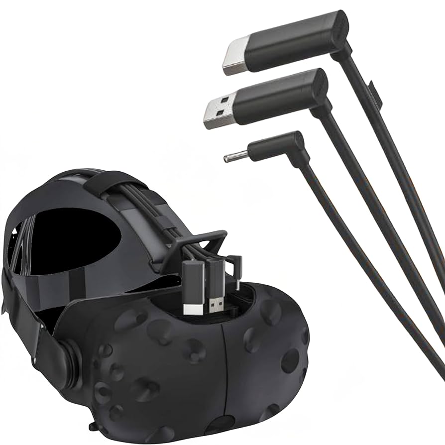 VIVE Pro ヘッドセットケーブル Vive pro-VRヘッドセット用ケーブル,5メートル,リンクボックス