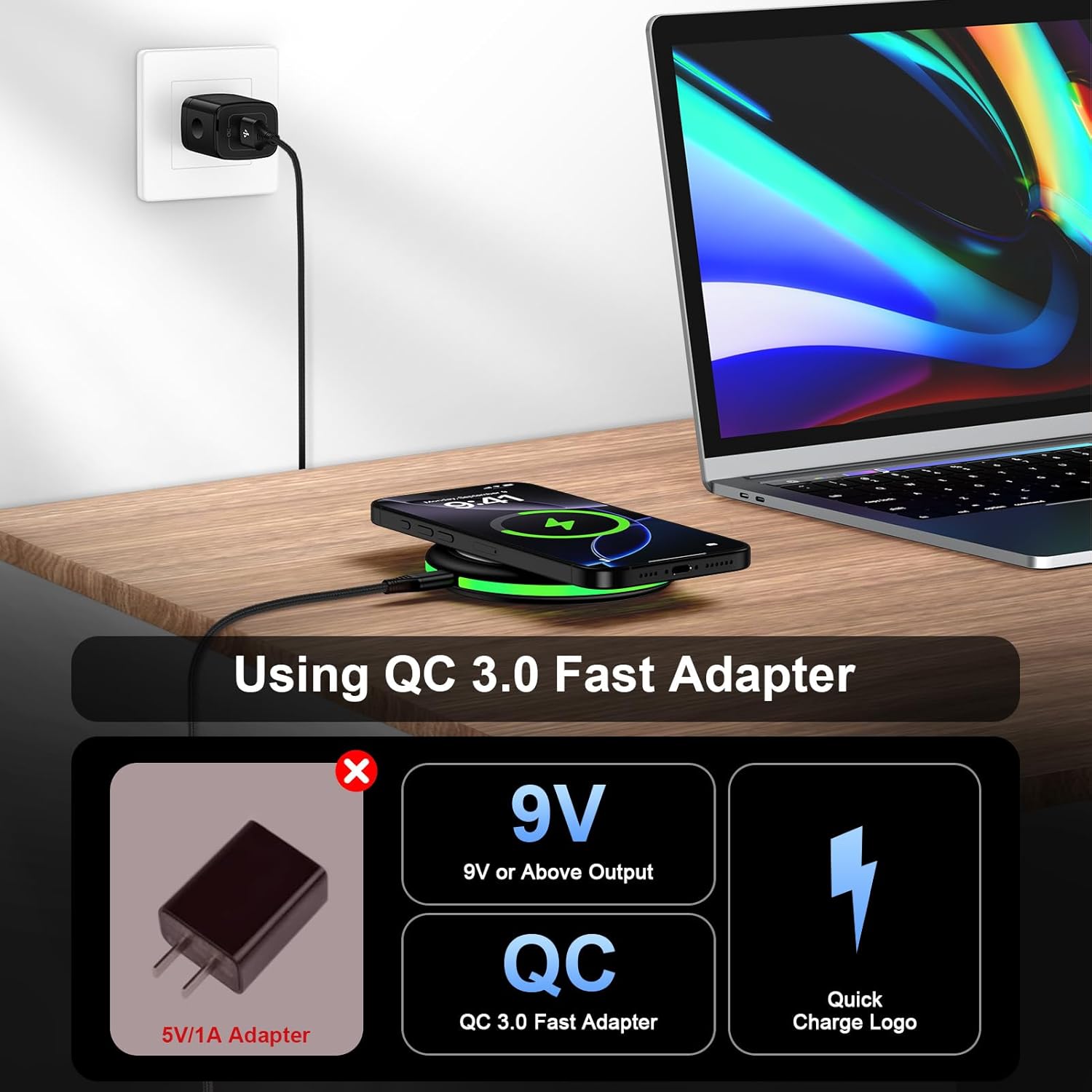 Power Up Fast: The Ultimate Wireless Charger for Your Samsung Galaxy and iPhone!